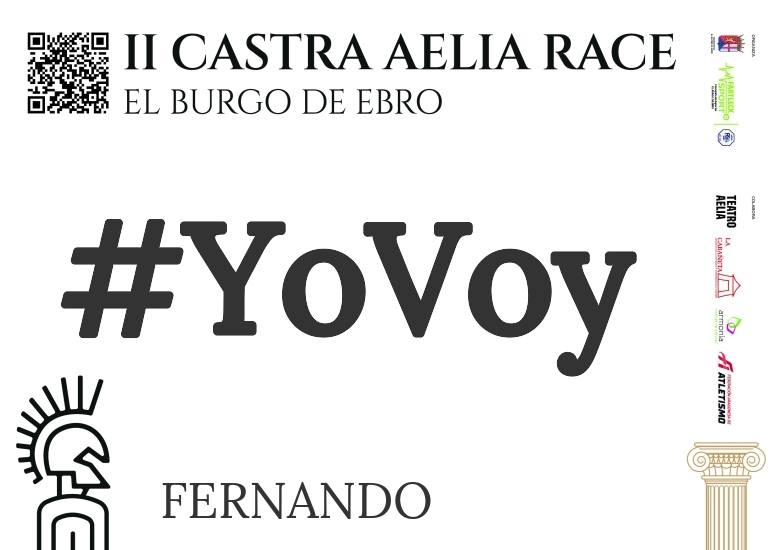#YoVoy - FERNANDO (CASTRA AELIA RACE EL BURGO DE EBRO 2025)