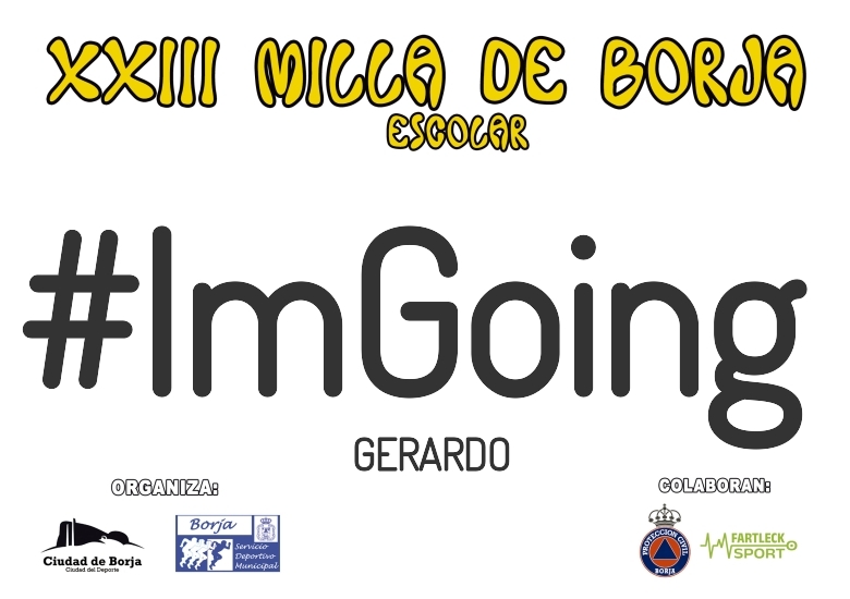 #YoVoy - GERARDO (XXIII MILLA ESCOLAR DE BORJA 2025)