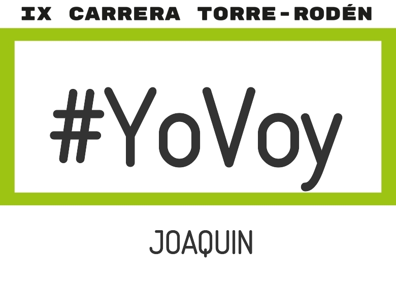#BinDabei - JOAQUIN (IX CARRERA TORRE RODEN 8K 2025)