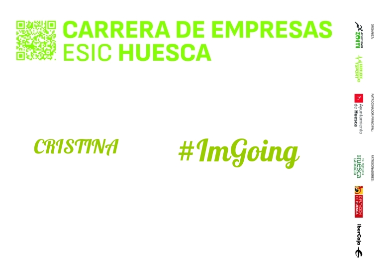 #YoVoy - CRISTINA (I CARRERA EMPRESAS ESIC HUESCA 2024)