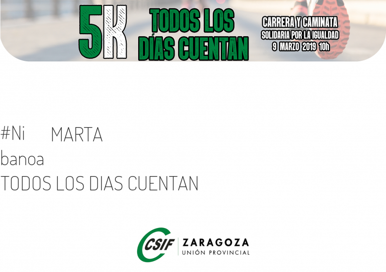 #ImGoing - MARTA (TODOS LOS DIAS CUENTAN)
