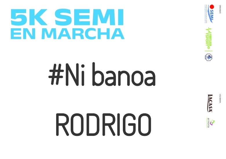 #EuVou - RODRIGO (5K SEMI EN MARCHA 2023)