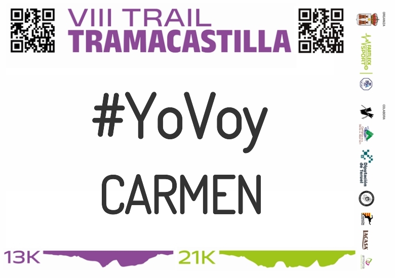 #YoVoy - CARMEN (VIII TRAMACASTILLA TRAIL DESAFÍO BARRANCO HONDO 2023)