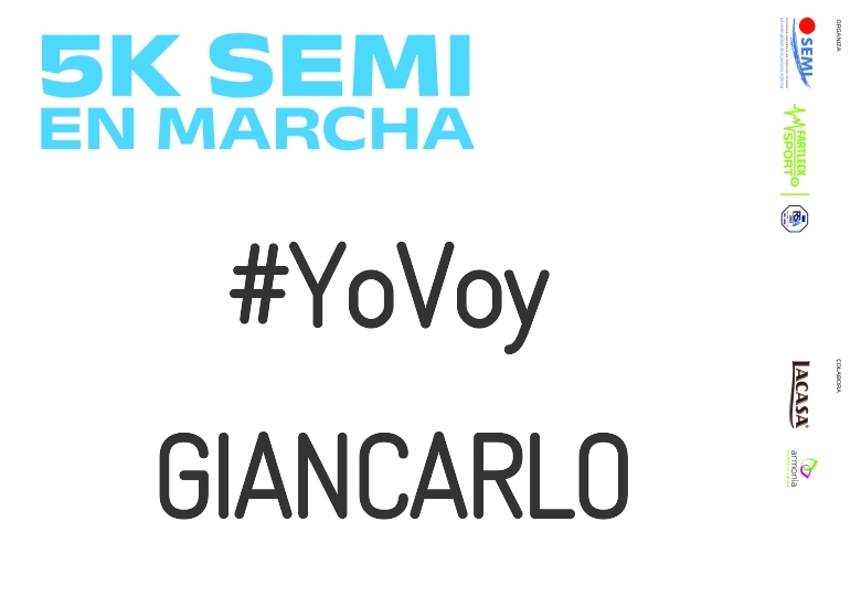 #JoHiVaig - GIANCARLO (5K SEMI EN MARCHA 2023)