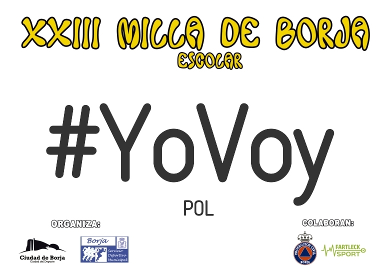 #YoVoy - POL (XXIII MILLA ESCOLAR DE BORJA 2025)