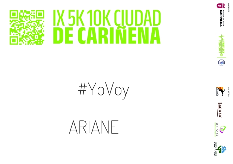 #YoVoy - ARIANE (IX 5K 10K CIUDAD DE CARIÑENA 2024)