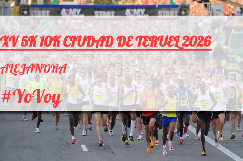 #YoVoy - ALEJANDRA (XV 5K 10K CIUDAD DE TERUEL 2026)