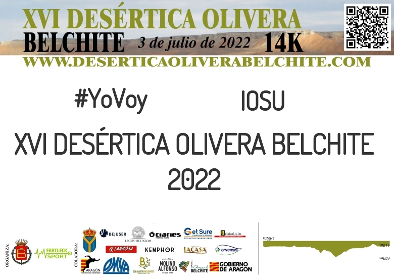 #YoVoy - IOSU (XVI DESÉRTICA OLIVERA BELCHITE 2022 )