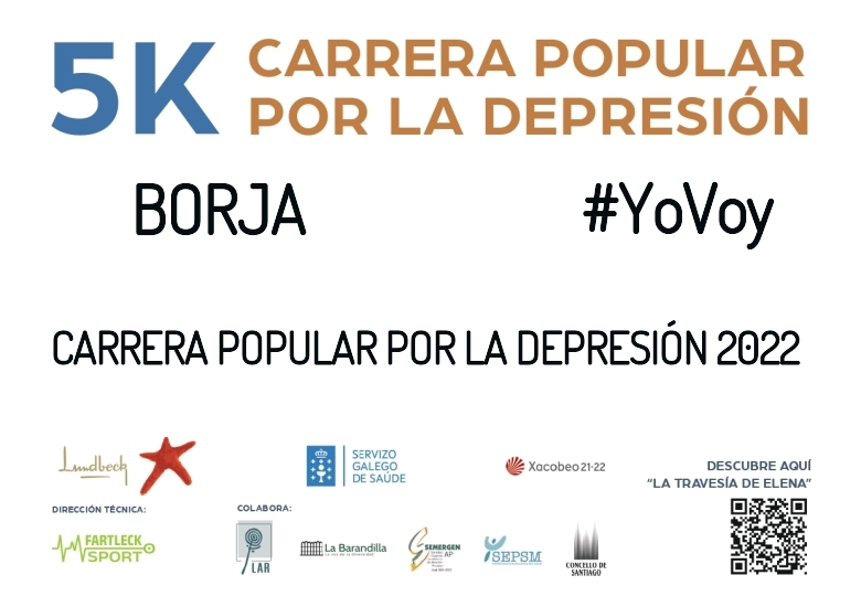 #YoVoy - BORJA (CARRERA POPULAR POR LA DEPRESIÓN 2022)