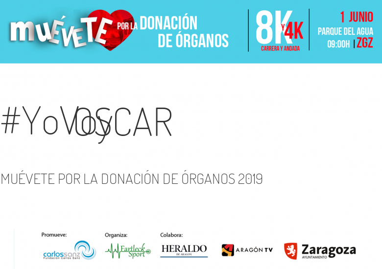 #EuVou - OSCAR (MUÉVETE POR LA DONACIÓN DE ÓRGANOS 2019)