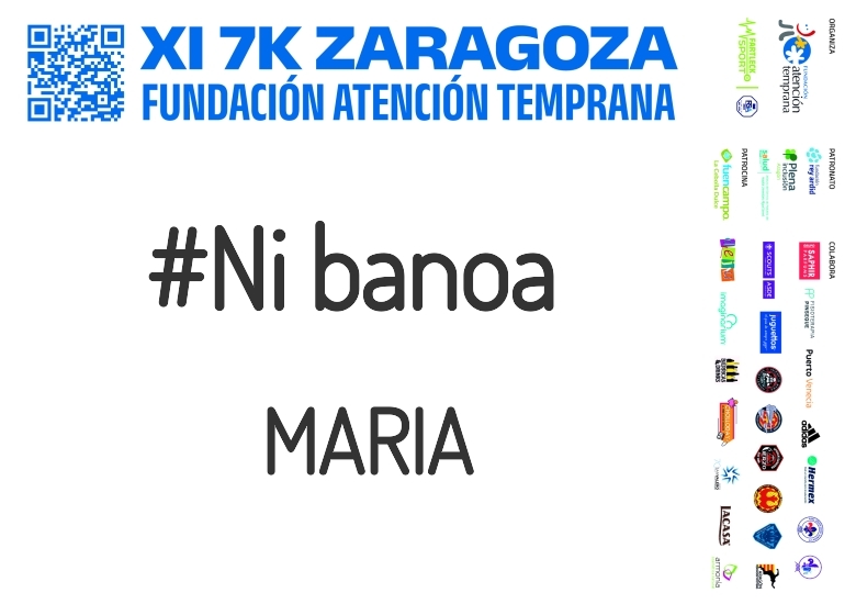 #YoVoy - MARIA (XI 7K FUNDACIÓN ATENCIÓN TEMPRANA)