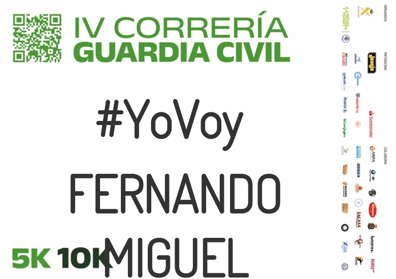 #YoVoy - FERNANDO MIGUEL (IV CORRERÍA GUARDIA CIVIL ZARAGOZA 2023)
