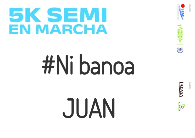 #YoVoy - JUAN (5K SEMI EN MARCHA 2023)