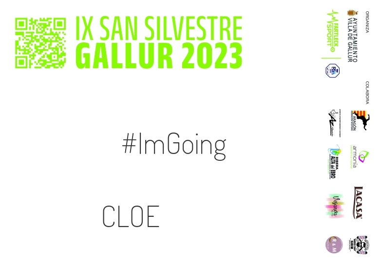 #YoVoy - CLOE (SAN SILVESTRE GALLUR 2023)