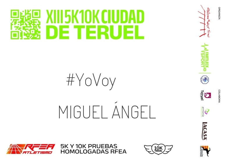 #YoVoy - MIGUEL ÁNGEL (10K Y 5K CIUDAD DE TERUEL 2024)