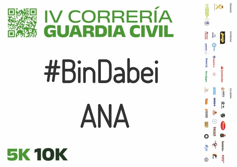 #Ni banoa - ANA (IV CORRERÍA GUARDIA CIVIL ZARAGOZA 2023)