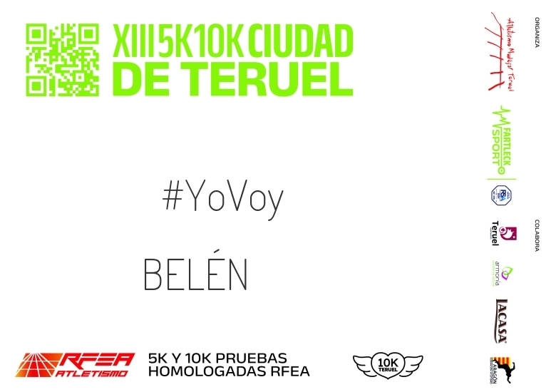 #YoVoy - BELÉN (10K Y 5K CIUDAD DE TERUEL 2024)