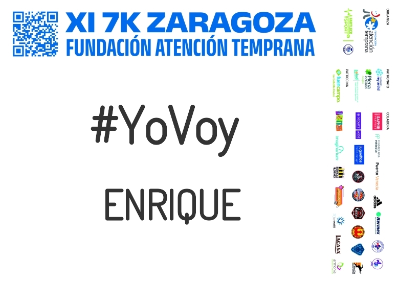 #YoVoy - ENRIQUE (XI 7K FUNDACIÓN ATENCIÓN TEMPRANA)
