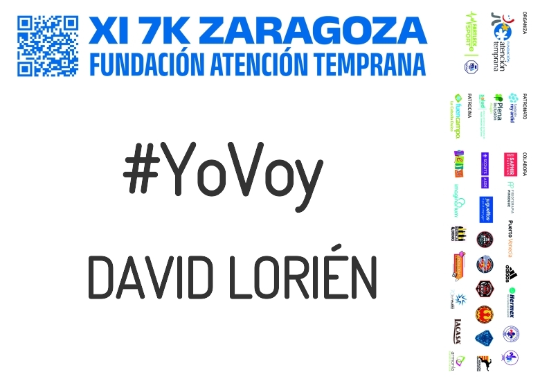#YoVoy - DAVID LORIÉN (XI 7K FUNDACIÓN ATENCIÓN TEMPRANA)
