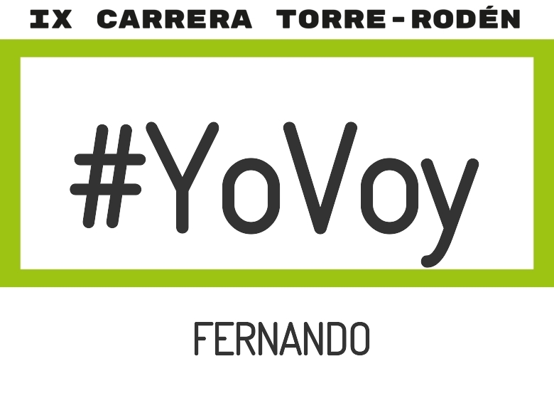 #ImGoing - FERNANDO (IX CARRERA TORRE RODEN 8K 2025)
