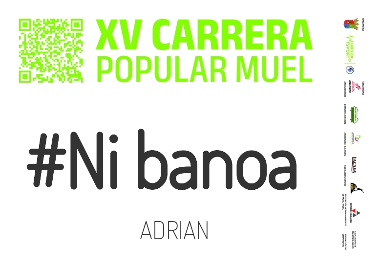 #YoVoy - ADRIAN (XV CARRERA POPULAR MUEL 2025)