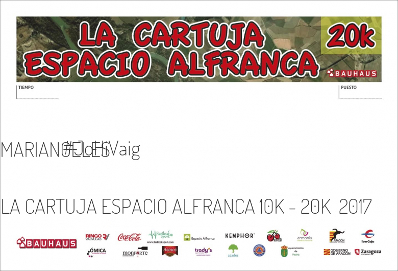 #YoVoy - MARIANGELES (LA CARTUJA ESPACIO ALFRANCA 10K - 20K  2017)