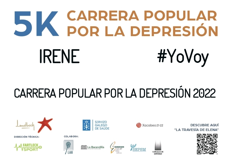 #JazGrem - IRENE (CARRERA POPULAR POR LA DEPRESIÓN 2022)