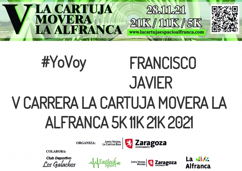 #ImGoing - FRANCISCO JAVIER (V CARRERA LA CARTUJA MOVERA LA ALFRANCA 5K 11K 21K 2021)