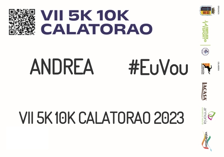 #YoVoy - ANDREA (VII 5K 10K CALATORAO 2023)