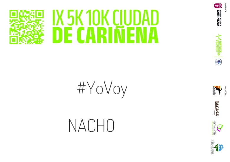 #Ni banoa - NACHO (IX 5K 10K CIUDAD DE CARIÑENA 2024)