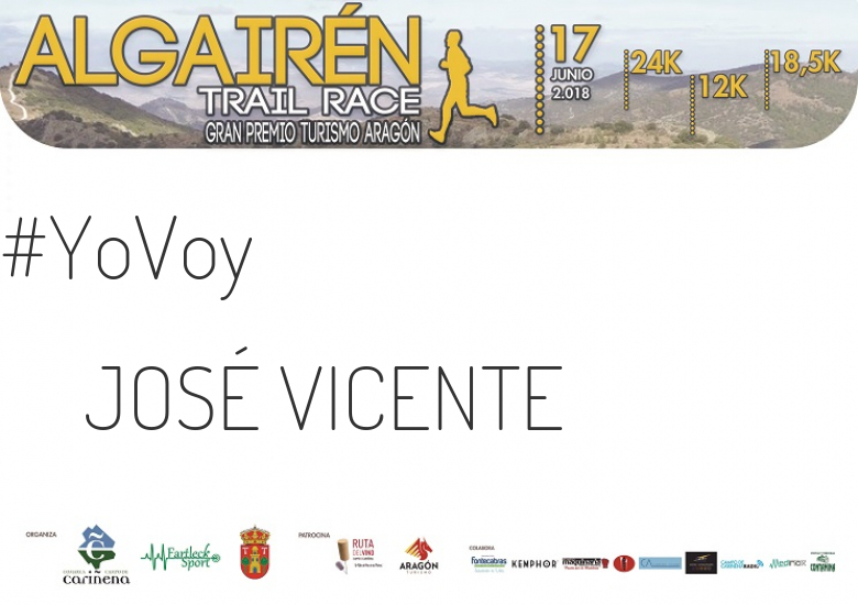 #YoVoy - JOSÉ VICENTE (ALGAIREN TRAIL RACE  2018 )