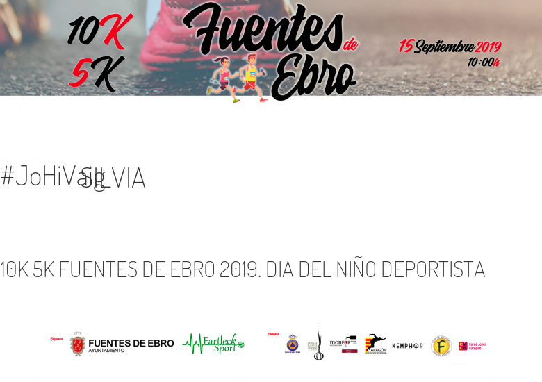#YoVoy - SILVIA (10K 5K FUENTES DE EBRO 2019. DIA DEL NIÑO DEPORTISTA )
