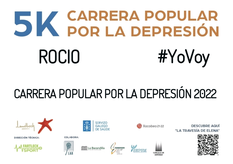 #YoVoy - ROCIO (CARRERA POPULAR POR LA DEPRESIÓN 2022)