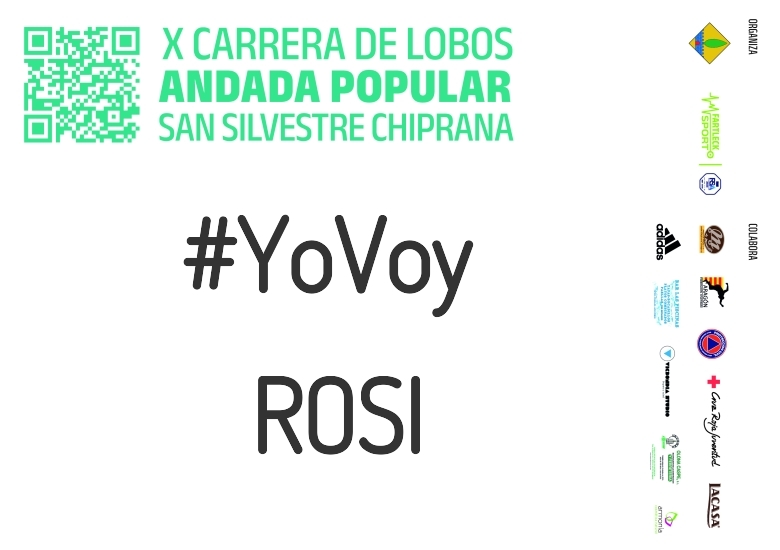 #YoVoy - ROSI (X CARRERA LOBOS CHIPRANA 2023)