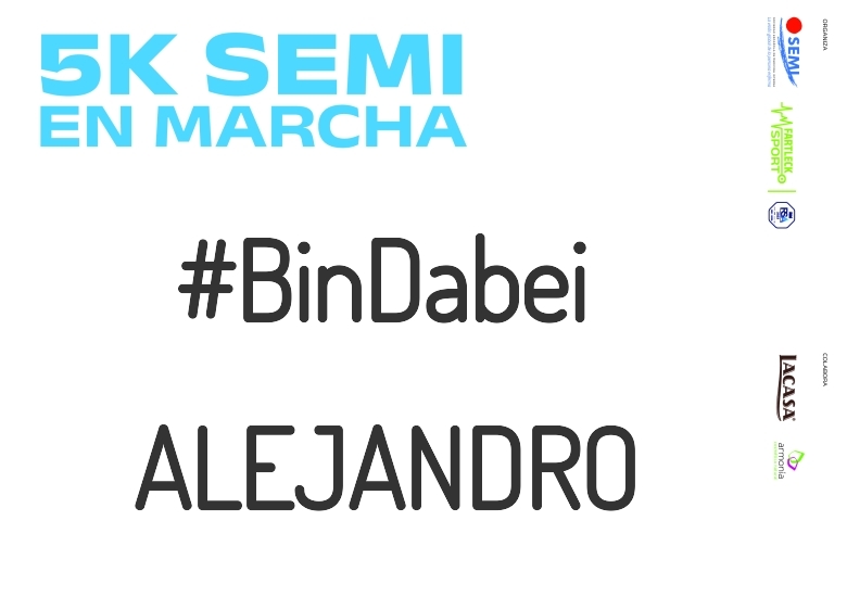 #YoVoy - ALEJANDRO (5K SEMI EN MARCHA 2023)