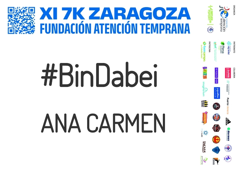 #YoVoy - ANA CARMEN (XI 7K FUNDACIÓN ATENCIÓN TEMPRANA)