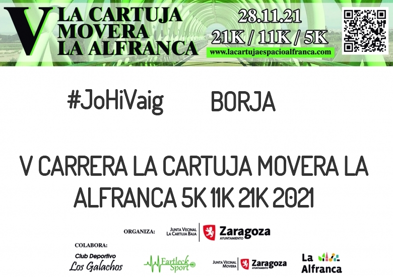 #ImGoing - BORJA (V CARRERA LA CARTUJA MOVERA LA ALFRANCA 5K 11K 21K 2021)