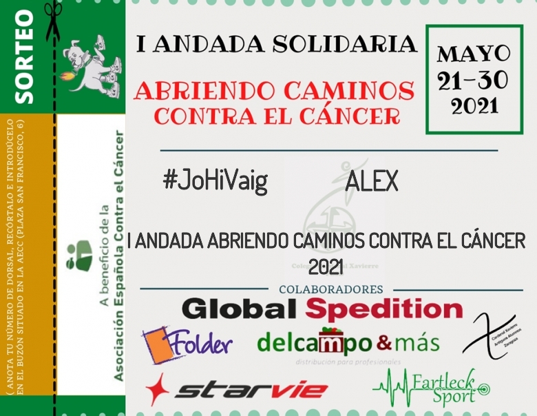 #Ni banoa - ALEX (I ANDADA ABRIENDO CAMINOS CONTRA EL CÁNCER 2021)