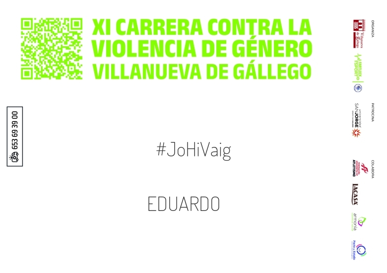 #YoVoy - EDUARDO (XI CARRERA CONTRA LA VIOLENCIA DE GÉNERO VILLANUEVA DE GÁLLEGO 2025)