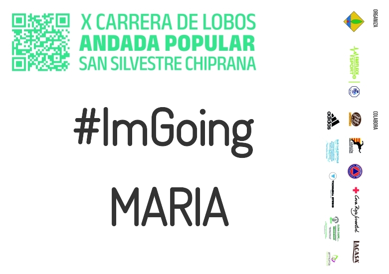 #YoVoy - MARIA (X CARRERA LOBOS CHIPRANA 2023)