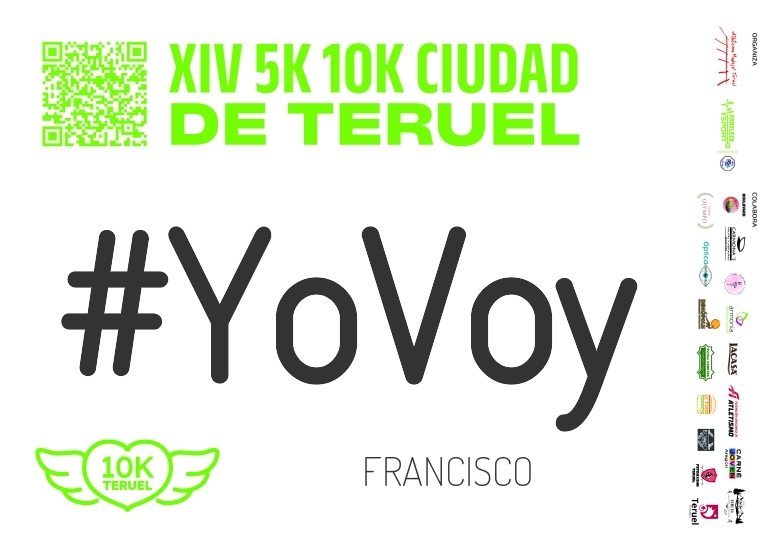 #YoVoy - FRANCISCO (XIV 10K Y 5K CIUDAD DE TERUEL 2025)
