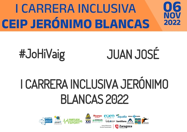 #YoVoy - JUAN JOSÉ (I CARRERA INCLUSIVA JERÓNIMO BLANCAS 2022)