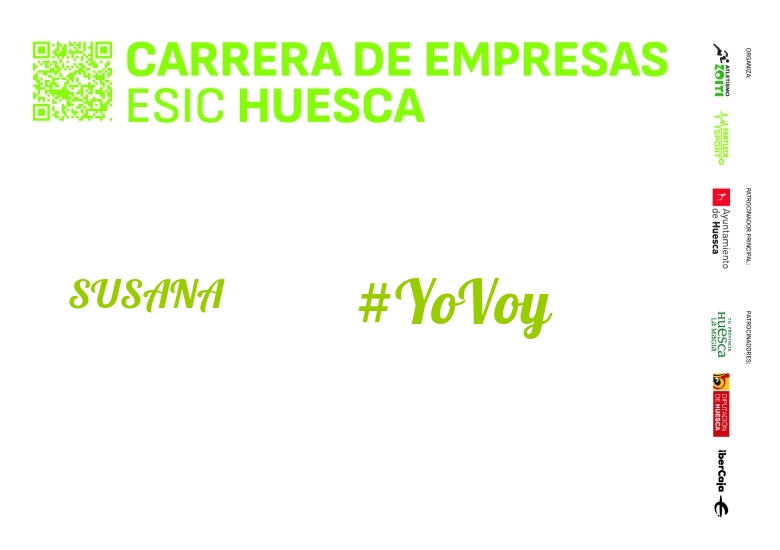 #YoVoy - SUSANA (I CARRERA EMPRESAS ESIC HUESCA 2024)