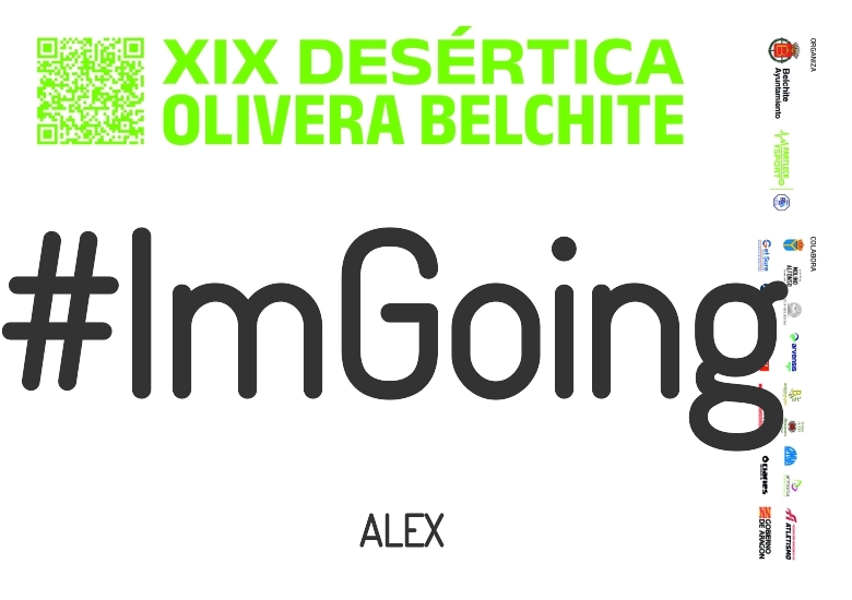 #YoVoy - ALEX (XIX DESÉRTICA OLIVERA BELCHITE 2025)